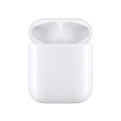 Headphones<Apple Wireless Charging Case for Airpods, White (MR8U2AM/A)