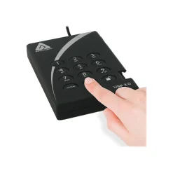 Apricorn Aegis Padlock 3.0 2 TB USB 3.0 External Hard Drive, Black (A25-3PL256-2000)* External Hard Drives