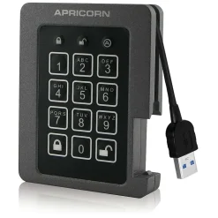 Apricorn Aegis Padlock ASSD-3PL256-1TBF 1 TB 2.5" Internal Solid State Drive, TAA Compliant* Solid State Drives