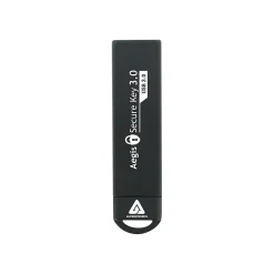 Apricorn Aegis Secure Key 16GB USB 3.0 Type A Flash Drive, Black (ASK3-16GB)* Usb Flash Drives