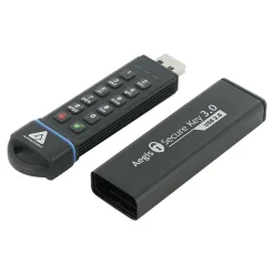 Apricorn Aegis Secure Key 30GB USB 3.0 Type A Flash Drive, Black (ASK3-30GB)* Usb Flash Drives