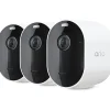 Security Cameras & Systems<Arlo Pro 5S 2K Wireless Security Camera, 3 Pack, White (VMC4360P-100NAS)