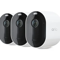 Security Cameras & Systems<Arlo Pro 5S 2K Wireless Security Camera, 3 Pack, White (VMC4360P-100NAS)