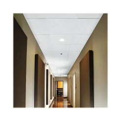 Ceiling Tiles<Armstrong ARMATUFF Lay-In Square Edge Ceiling Tile, 24" x 24", White, 16/Carton (BP861)