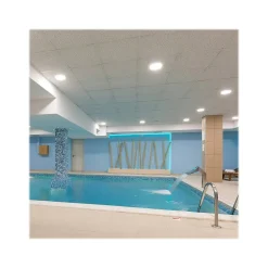 Ceiling Tiles<Armstrong CERAMAGUARD Fine Fissured Square Edge Ceiling Tile, 24" x 48", White, 6/Carton (BP608A)