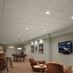 Ceiling Tiles<Armstrong FINE FISSURED Angled Tegular Edge Ceiling Tile, 24" x 24", Medium Taupe, 16/Carton (BP1732MT)