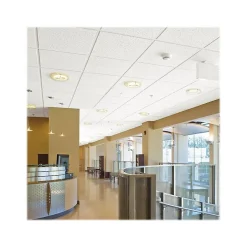 Ceiling Tiles<Armstrong FINE FISSURED Second Look I, Angled Tegular Edge Ceiling Tile 9/16, 24" x 48", White, 10/Carton (BP1766C)