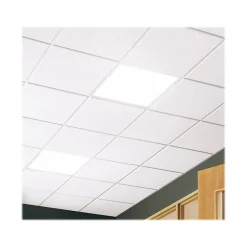 Ceiling Tiles<Armstrong GEORGIAN Total Acoustics Square Edge Ceiling Tile, 24" x 24", White, 12/Carton (BP796)