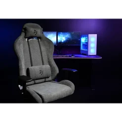 Clearance Torretta 2023 Edition Fabric Ergonomic Rocker Gaming Chair, Ash (TORRETTA-SFB-ASH2) Gaming Chairs