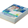 Best 65 lb. Cardstock Paper, 8.5" x 11", Assorted Colors, 250 Sheets/Pack (PAC101196) Card Stock