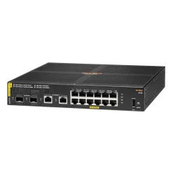 Aruba 6100 12-Port Gigabit Ethernet Managed Switch, 10/100/1000 Mbps, Black (JL679A#ABA)* Ethernet Switches & Splitters