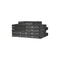 Aruba CX 6000 24-Port Gigabit Ethernet Managed Switch, 10/100/1000 Mbps, Black (R8N87A#ABA)* Ethernet Switches & Splitters
