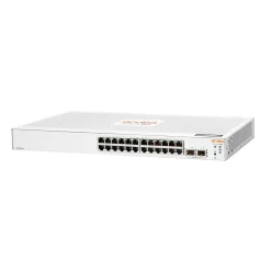 Aruba Instant On 1830 24-Port Gigabit Ethernet Managed Switch, 10/100/1000 Mbps, White (JL813A#ABA)* Ethernet Switches & Splitters