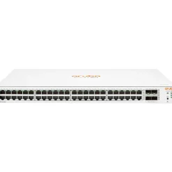 Aruba Instant On 1830 48-Port Gigabit Ethernet Managed Switch, 10/100/1000 Mbps, White (JL814A#ABA)* Ethernet Switches & Splitters