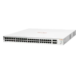 Aruba Instant On 1830 48-Port Gigabit Ethernet Managed Switch, 10/100/1000 Mbps, White (JL815A#ABA)* Ethernet Switches & Splitters