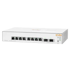 Aruba Instant On 1930 8-Port Gigabit Ethernet Managed Switch, 10/100/1000 Mbps, White (JL680A#ABA)* Ethernet Switches & Splitters