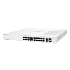 Aruba Instant On 1960 24-Port Gigabit Ethernet Managed Switch, 10/100/1000 Mbps, White (JL806A#ABA)* Ethernet Switches & Splitters