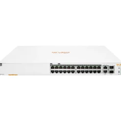 Aruba Instant On 1960 24-Port Gigabit Ethernet Managed Switch, 10/100/1000 Mbps, White (JL807A#ABA)* Ethernet Switches & Splitters