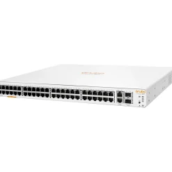 Aruba Instant On 1960 48-Port Gigabit Ethernet Managed Switch, 10/100/1000 Mbps, White (JL808A#ABA)* Ethernet Switches & Splitters
