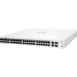 Aruba Instant On 1960 48-Port Gigabit Ethernet Managed Switch, 10/100/1000 Mbps, White (JL809A#ABA)* Ethernet Switches & Splitters