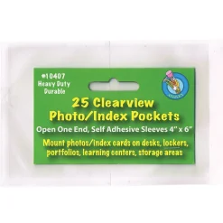 Ashley Heavyweight Sheet Protector, 4" x 6", Clear, 25 Per Pack, 5 Packs (ASH10407-5) Outlet