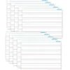 New Productions® Smart Poly® PosterMat Pals® Space Savers Handwriting, 1" Ruling, 13" x 9.5", Pack of 10 (ASH97001) Dry Erase
