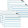 Discount Productions® Smart Poly® PosterMat Pals® Handwriting, 1" Ruling, Blue, 13" x 9.5", Pack of 10 (ASH97015) Dry Erase