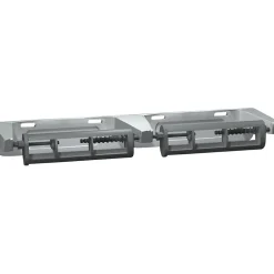 ASI Bathroom Tissue Dispenser, Double Roll, Surface Mounted, Heavy-duty Cast Aluminum, 13"L x 4-3/4"W x 1-3/4"H