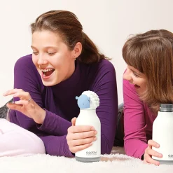 Water Bottles<ASOBU Bestie Bottle Sheep Vacuum Insulated Stainless Steel Water Bottle with Reusable Flexi Straw, 16 oz., White (SBV44SH)