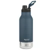Water Bottles<ASOBU Buddy 3-in-1 Water Bottle with Removable Dog Bowl & Food Compartment, 32 oz., Blue (SDB2)