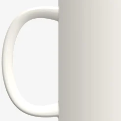 ASOBU Ceramic Travel Mug with Cork Base, 12 oz., White (SM50W)