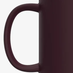 ASOBU Ceramic Travel Mug with Cork Base, 12 oz., Burgundy (SM50BURG)