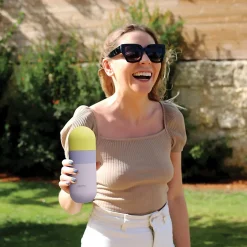 Water Bottles<ASOBU Orb Stainless Steel Vacuum Insulated Water Bottle, 14 oz., Pastel Purple (ADNASBV30PP)