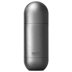 Water Bottles<ASOBU Orb Stainless Steel Vacuum Insulated Water Bottle, 14 oz., Silver (ADNASBV30SIL)