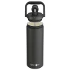 Water Bottles<ASOBU Puramic Canyon Ceramic Double Wall Insulated Water Bottle, 50 oz., Black (ADNATMF7C)