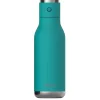 Water Bottles<ASOBU Stainless Steel Vacuum Insulated Water Bottle, 17 oz., Teal (ADNANABT60TEAL)