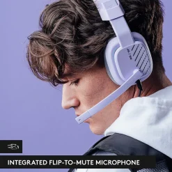 Logitech Astro A10 Gen 2 Stereo Over-the-Ear Gaming Headset, Lilac (939-002076)* Gaming Headsets