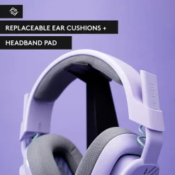 Logitech Astro A10 Gen 2 Stereo Over-the-Ear Gaming Headset, Lilac (939-002076)* Gaming Headsets