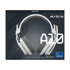 Logitech Astro Gaming A10 Gen 2 Stereo Headset, White (939-002062)* Gaming Headsets