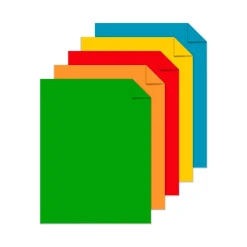 65 lb. Cardstock Paper, 8.5" x 11", Primary Assortment, 50 Sheets/Pack (99325-02) Card Stock