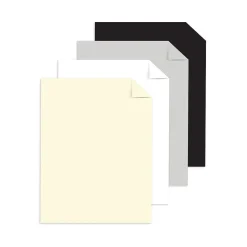 New 65 lb. Cardstock Paper, 8.5" x 11", Classic Assortment, 100 Sheets/Ream (91648) Card Stock