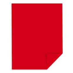 65 lb. Cardstock Paper, 8.5" x 11", Re-Entry Red, 2,000 Sheets/Carton (22751CT) Card Stock