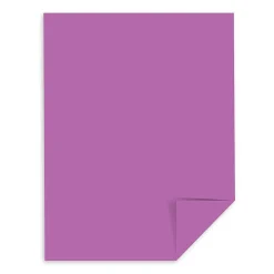 New 65 lb. Cardstock Paper, 8.5" x 11", Planetary Purple, 2,000 Sheets/Carton (22871CT) Card Stock