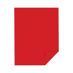 New 65 lb. Cardstock Paper, 8.5" x 11", Re-Entry Red, 250 Sheets/Pack (22751) Card Stock