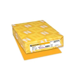 Best 65 lb. Cardstock Paper, 8.5" x 11", Galaxy Gold, 250 Sheets/Pack (WAU22771) Card Stock