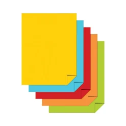 Colored Paper, 24 lbs., 8.5" x 11", Assorted Everyday Colors, 500 Sheets/Ream (99743-01 Large Quantity Paper