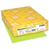 Discount Colored Paper, 24 lbs., 8.5" x 11", Vulcan Green, 500 Sheets/Ream (21859/22379) Multipurpose Paper
