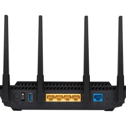 Asus AC Dual Band MU-MIMO WiFi 6 Router, Black (RT-AX3000)* Ethernet Switches & Splitters