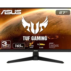 Asus TUF Gaming VG277QY1A 27" 165Hz LED Gaming Monitor, Black (90LM0741-B031B0)* Gaming Monitors