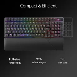 Asus Wireless Ergonomic Gaming Keyboard (90MP037A-BKAA01)* Ergonomic Keyboards